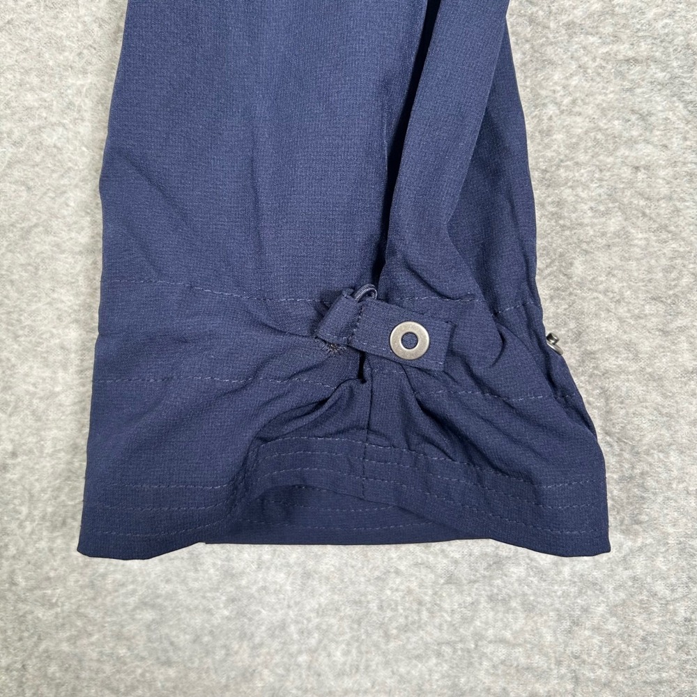 FIGS Scrub Pants Technical Collection Women XS Petite Navy Blue Snap Button NWOT - Picture 4 of 9